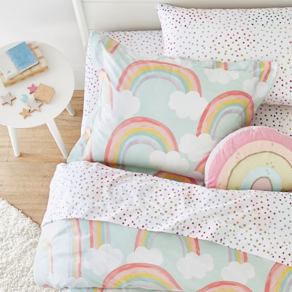 Pottery Barn Kids Rainbow Duvet Cover